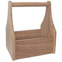 stojan 19x13,5x23,5cm na kořenky, odnosný, gum.dřevo