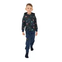 Unuo Dětská fleecová bunda Teddy, Bílá