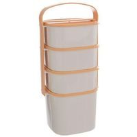 jídlonosič 4D (1x2,0l+3x1,15l) ALMI plus, čtverc., plast