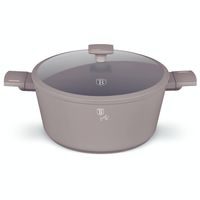 BERLINGERHAUS Kastrol s titanovým povrchem a poklicí 30 cm Taupe Collection BH-8103