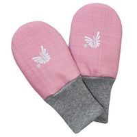 ESITO Zimní bezpalcové rukavice softshell s beránkem Antique pink - antique pink