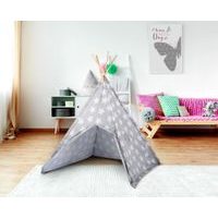 EDDY TOYS Dětský stan teepee 120x120x150cm pruhy ED-215004pruh