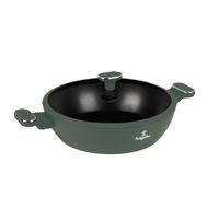 BERLINGERHAUS Kastrol s titanovým povrchem a poklicí 30 cm Matte Green Collection BH-8199
