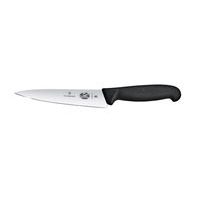 nůž 15cm ostří, kuch., FIBROX, protiskl. VICTORINOX, černý