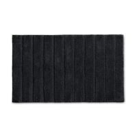 KELA Koupelnová předložka Megan 100% bavlna černá 80x50x1,6cm KL-24713