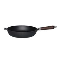 KITCHISIMO PÁNEV 24CM LITINA,RUKOJET BUKOV.DŘEVO,HÁK NA KONCI