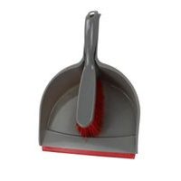 TORO SMETÁČEK S LOPATKOU 32x22,5cm, šedá, červená, plast, guma_hamashop