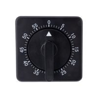 O Minutka kuchyňská UH mechanická černá+magnet