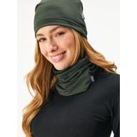 Unuo Dámská čepice z teplákoviny Homeless, Tm. Khaki