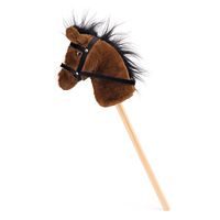 FAUNICA Hobby horse Bonnie, tmavě hnědá hlava na tyči