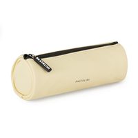 Pouzdro etue PU kulatá PASTELINI žlutá