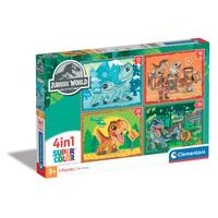 CLEMENTONI Puzzle 4v1 Jurassic World