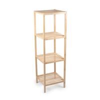 ALPINA Regál do koupelny 4 police bambus ED-247426