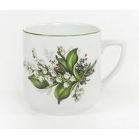 hrnek 400ml PĚTKA-KONVALINKA, čes.porcelán