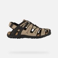 Khaki pánské sandály Geox Terreno + Grip