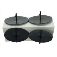 bodec- 4ks-d55mm-černý do adv.věnce, hrot 5cm/2cm, kov