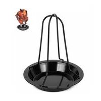 stojan d17x20cm na kuře, gril BBQ, černý, kov