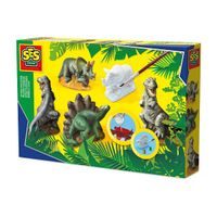 Sadrový trojkomplet - dinosaury