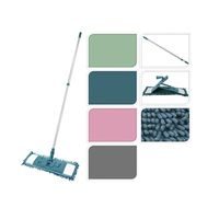 mop CLEANIN plochý žinyl 42x13cm.4barvy,telesk.tyč do 130cm