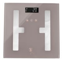 BERLINGERHAUS Osobní váha s měřením tuku, svalů a vody 180 kg Taupe Collection BH-9757