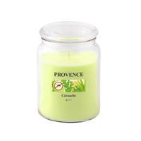 Provence SVÍČKA VE SKLE S VÍČKEM 510G, CITRONELA_hamashop