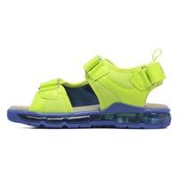 Dětské letní boty GEOX J SANDAL ANDROID BOY FLUO YELLOW/ROYAL