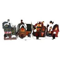 SVENSKA LIVING DOMEČEK VÁNOČNÍ LED MALOVANÝ 7CM ASSORT_hamashop