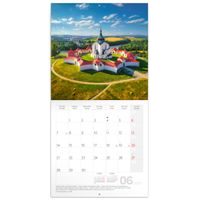 NOTIQUE Poznámkový kalendář Alfons Mucha 2027, 30 x 30 cm