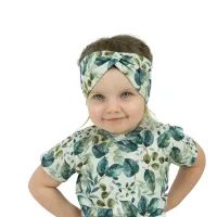 ESITO Dětská kšiltovka s krytím krku mušelín Olive - olivová / XXS