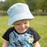 ESITO Dívčí klobouk mušelín Beruška - bílá / XS