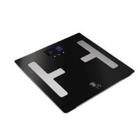 BERLINGERHAUS Osobní váha s měřením tuku, svalů a vody 180 kg Matte Black Collection BH-9734