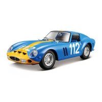 Bburago Bburago - RACING, FERRARI, 250 GTO, modrá, 1:24