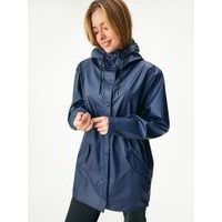 Unuo Dámský nepromokavý kabát bez zateplení, Tm. Modročerná