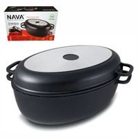 pekáč 39,5x27x18,5cm ovál+POskl. FUNTZIO, 8,4l, nepřiln.povrch