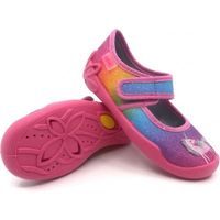 Dívčí domácí obuv Befado 123X048, jednorožec
