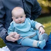 MODADETI Dětské softshellové kalhoty ADELLiNO s fleecem a reflexem šedé