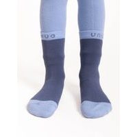 Ponožky dětské zimní vlněné IRIZARIK se stříbrem SVĚTLE ŠEDÉ S MAGENTOU