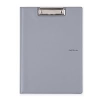 Dvojdeska A4 plast PASTELINI šedá