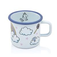 hrnek d 8cm (0,37l) JEDNOROŽEC, smalt