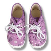 Chlapecká BAREFOOT domácí obuv Befado Softer - Oči