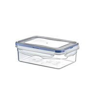 dóza 0,8l obdél. 18x12,5x6cm, patentní víčko, plast
