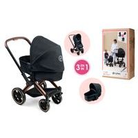 Kočárek Cybex Black 3 v1 pro panenky 36-42 cm