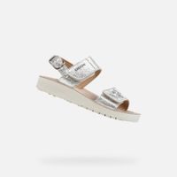 Stříbrné dívčí sandály Geox Sandal Costarei