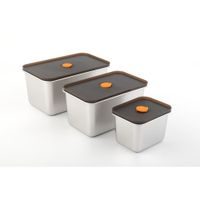 CS SOLINGEN Dóza na potraviny sada 3 ks s víkem 550, 1500, 2100 ml CS-101602