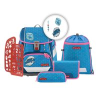 Školní aktovka/batoh 2IN1 PLUS pro prvňáčky – 6dílný set, Step by Step MERMAID DELIA