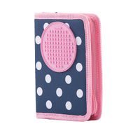 PIXIE CREW PIXIE CREW školní penál MODRÝ S BÍLÝM PUNTÍKEM