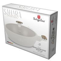 BERLINGERHAUS Pánev hluboká s titanovým povrchem a poklicí 28 cm Sahara Nordic Collection BH-8318