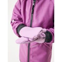 Dětské softshellové kalhoty bez zateplení Basic, Lila