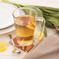 Sklenice s víčkem a brčkem VERDE 0,46 l, 1 ks