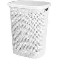 EXCELLENT HOUSEWARE Koš na prádlo plastový 60 litrů bílá KO-027100010bila